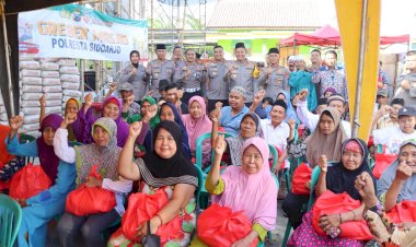 Jumat-Curhat-di-Desa-Wonokalang,-Polresta-Sidoarjo-Bantu-Pembangunan-Masjid-dan-Sampaikan-Imbauan-Kamtibmas
