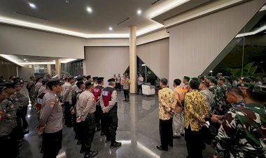 Polresta-Malang-Kota-Kerahkan-Ratusan-Personel-Gabungan-Amankan-Debat-Perdana-Pilkada-2024