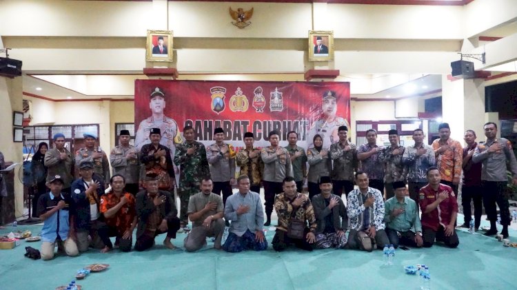 Sahabat Curhat di Krian, Ngobrol Gayeng Seputar Kamtibmas