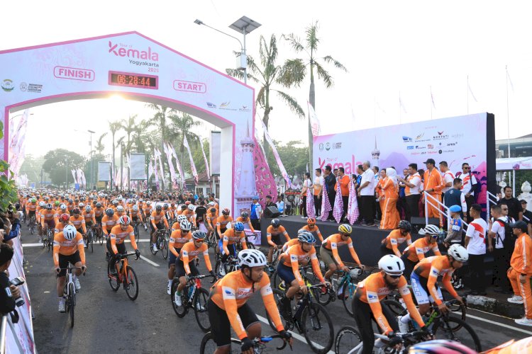 Hari Kedua Tour of Kemala 2025 Meriah, 1.794 Peserta Ramaikan Lintasan di Yogyakarta