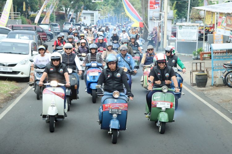 Hari Bhayangkara ke -79 Polres Batu Gelar Vespa Fest 2025 Dukung Industri Pariwisata